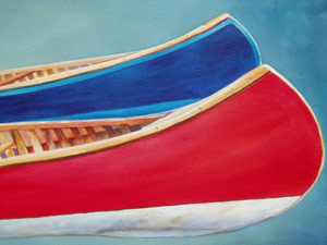 Canoe Too - Canoe Paintings by Janne Matter