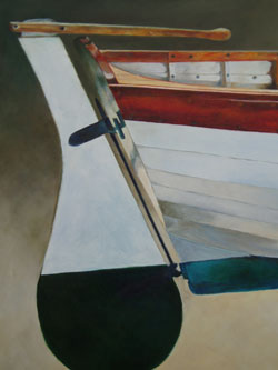 Constant - Wooden Boat Paintings by Janne Matter